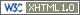 Valid xhtml 1.0